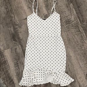 Cute poka- dot fitted dress